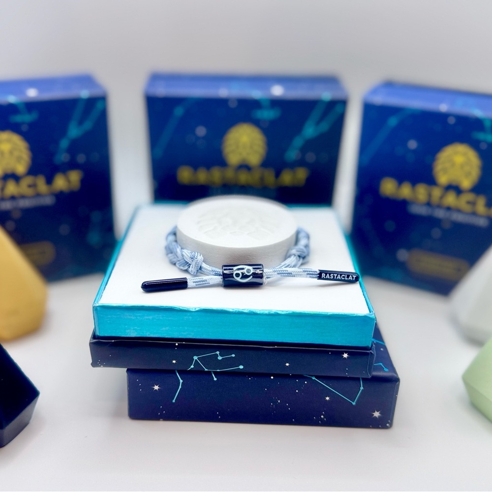 Rastaclat Original Hand Braided Zodiac (CANCER) Adjustable Bracelet! NIB!!!